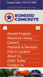 Mobile Screenshot of bondedconcrete.com